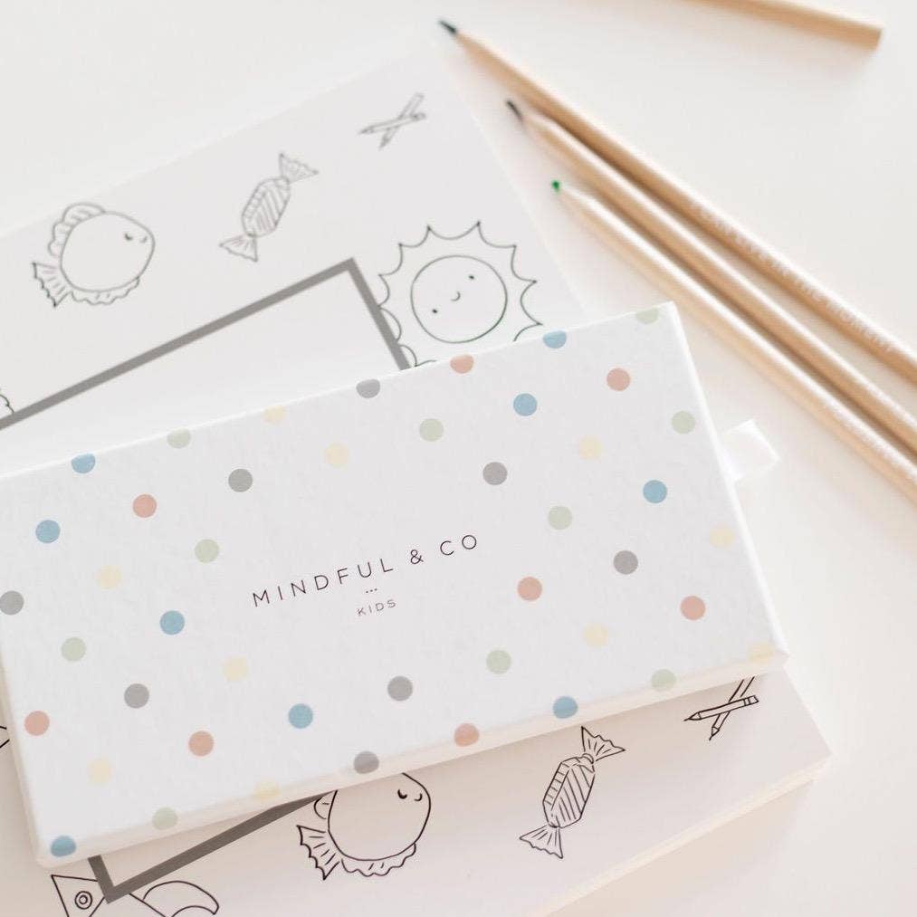 Kids Affirmation Colouring Pencils – Mindfulness Set