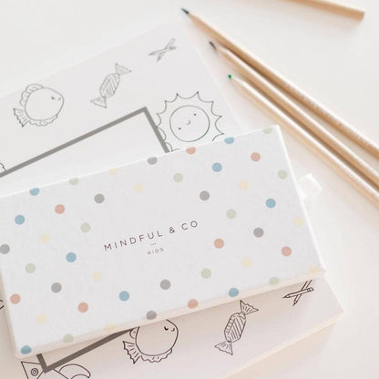 Kids Affirmation Colouring Pencils – Mindfulness Set