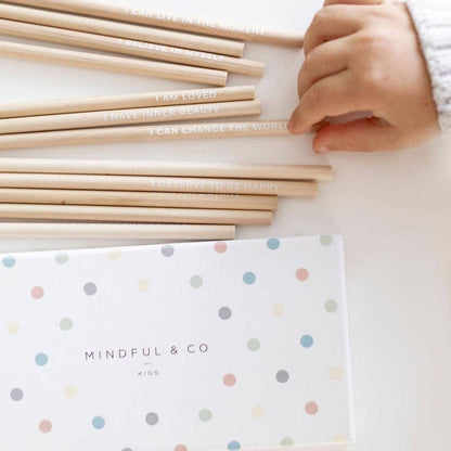 Kids Affirmation Colouring Pencils – Mindfulness Set