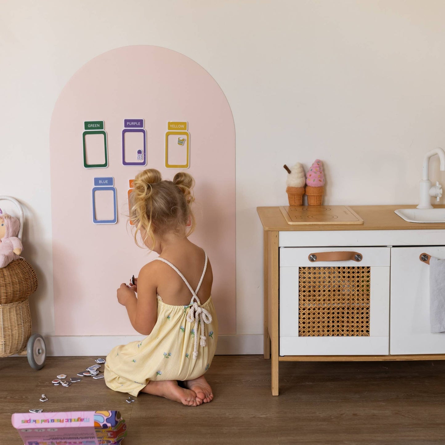 Magnetic Colour Sorting Jars