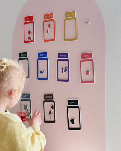 Magnetic Colour Sorting Jars