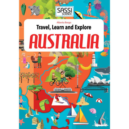 Sassi Travel, Learn and Explore - Puzzle and Book Set - Australia, 210 pcs
