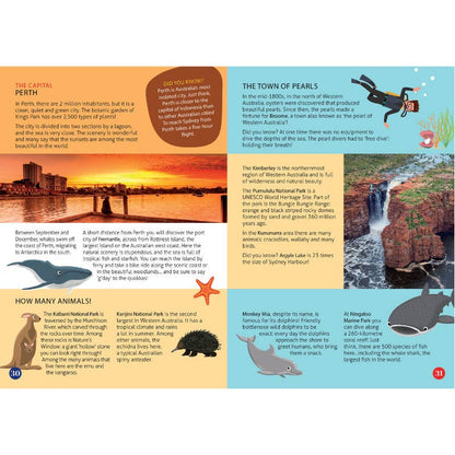 Sassi Travel, Learn and Explore - Puzzle and Book Set - Australia, 210 pcs
