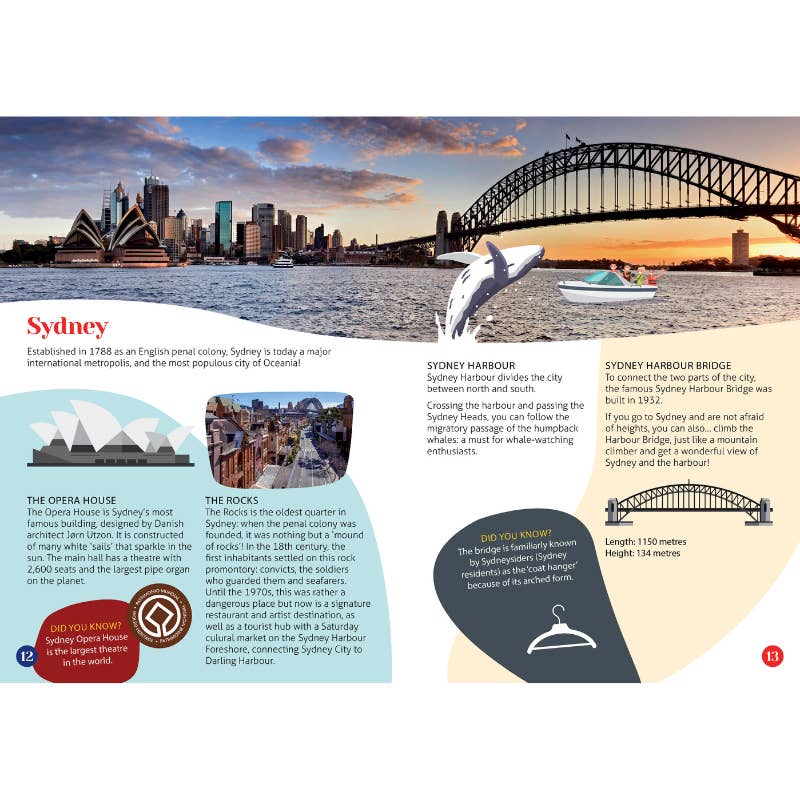 Sassi Travel, Learn and Explore - Puzzle and Book Set - Australia, 210 pcs