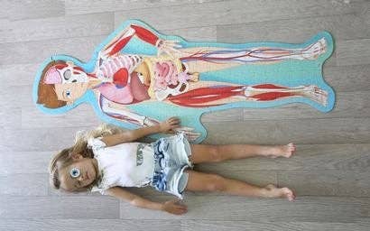 Sassi Travel, Learn and Explore The Human Body 200 pc Puzzle