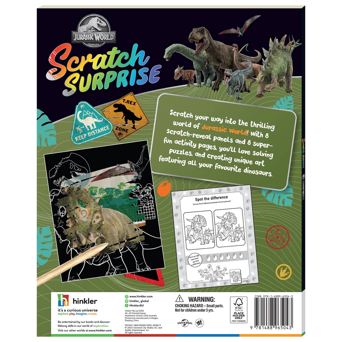 Scratch Surprise Jurassic World