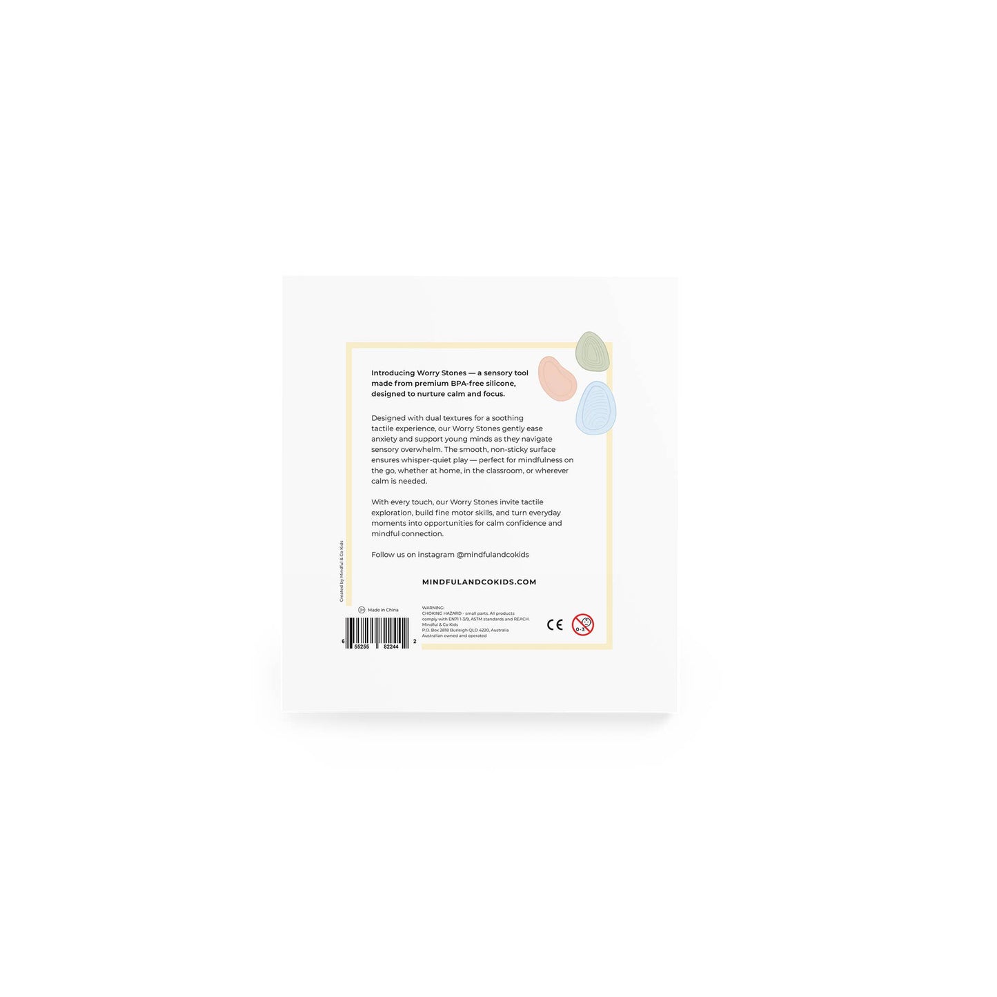 Worry Stones for Kids – Calming Sensory Fidget Set