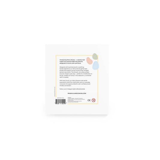 Worry Stones for Kids – Calming Sensory Fidget Set
