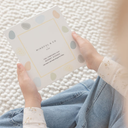 Worry Stones for Kids – Calming Sensory Fidget Set